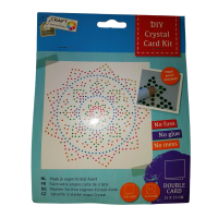 Maak je eigen kristal kaart Bloem 