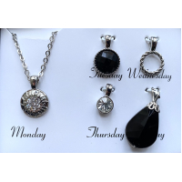 Ketting met 5 hangers