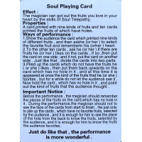Fortune Cards, Soul Playing card