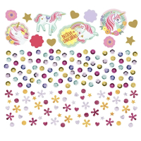 Unicorn Confetti pastel