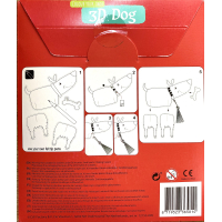 Kleur je eigen 3D Hond