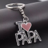 Sleutelhanger Vaderdag "I love Papa"