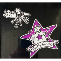Purple Ronnie Car sign Dad's Taxi