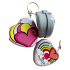 Sleutelhanger Doosje Hart in 5 designs