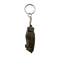 Sleutelhanger Brons met zakmes in 10 designs