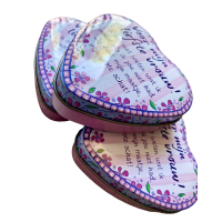 Blikje met tekst Hart, Lieve Pa en Ma