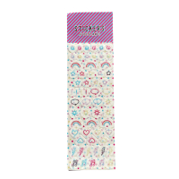 Set van 2 vellen stickers autocollants 