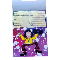 Blok met 25 Party uitnodigingen