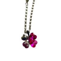 Ketting Klavertje vier in 9 kleuren