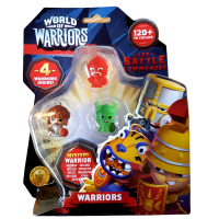 World of Warriors Battle pakket, 4 warriors