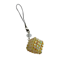 Bling bling sleutelhanger, tashanger Dobbelsteen