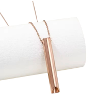 Angst adem ketting RVS 