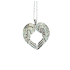 Ketting Angel wings hart, Sterling zilver