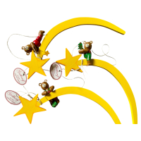 3 stuks Gutberg Vallende Ster met beer, handmade