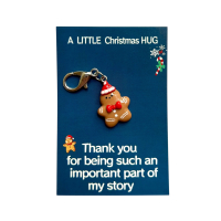 A little christmas HUG met sleutelhanger