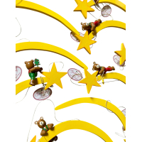 3 stuks Gutberg Vallende Ster met beer, handmade