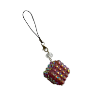 Bling bling sleutelhanger, tashanger Dobbelsteen