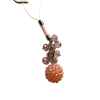 Bling bling sleutelhanger, tashanger Bol Klein Paars en Roze