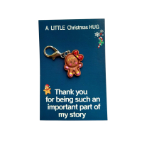 A little christmas HUG met sleutelhanger