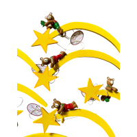 3 stuks Gutberg Vallende Ster met beer, handmade