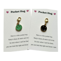 Pocket hug sleutelhanger Smiley 