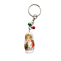Sleutelhanger Matroesjka met belletjes