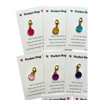 Pocket hug sleutelhanger Smiley 