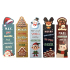 Kerst Boekenleggers 5 stuks