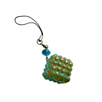 Bling bling sleutelhanger, tashanger Dobbelsteen