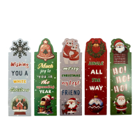 Kerst Boekenleggers 5 stuks