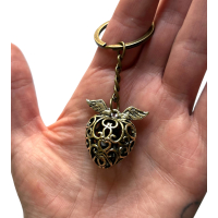 Sleutelhanger Engelenroeper Goudkleurig