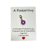 Pocket Hug met sleutelhanger Hartje