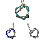 Ketting hart in 3 kleuren 