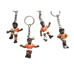 Sleutelhanger Oranje Voetballer gekleurd in 4 modellen
