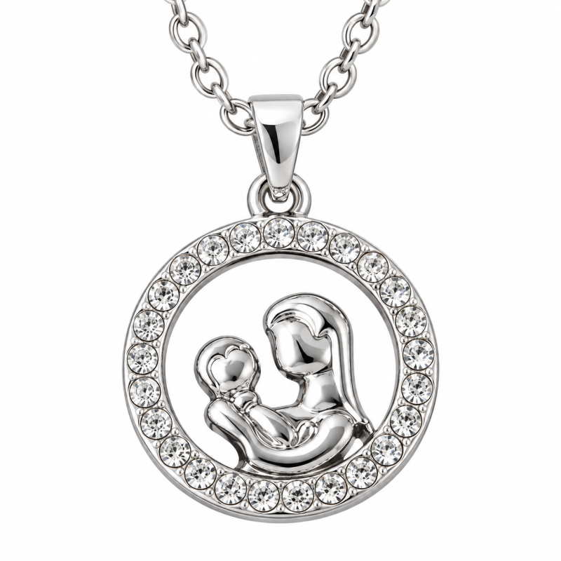 Ketting Moeder en kind Rond