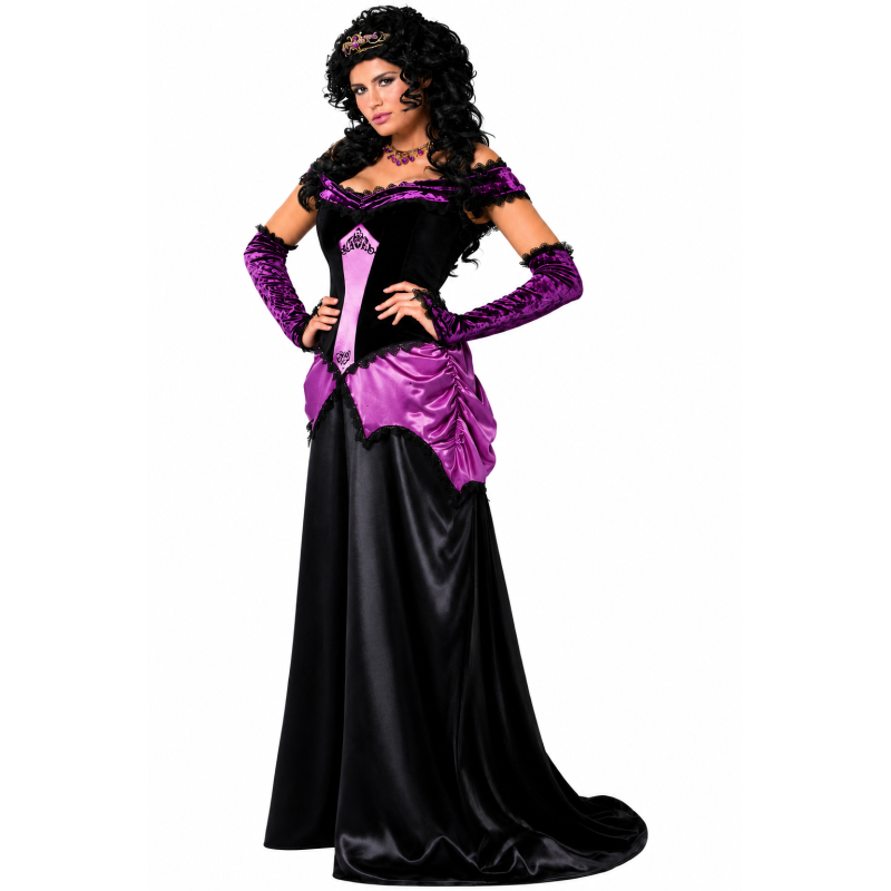 Verkleed kostuum "Gothic Manor Countess Nocturnal" Smiffys maat S