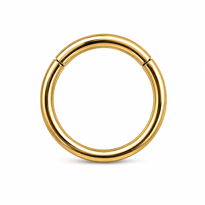 Piercing Ring glad Goudkleurig 