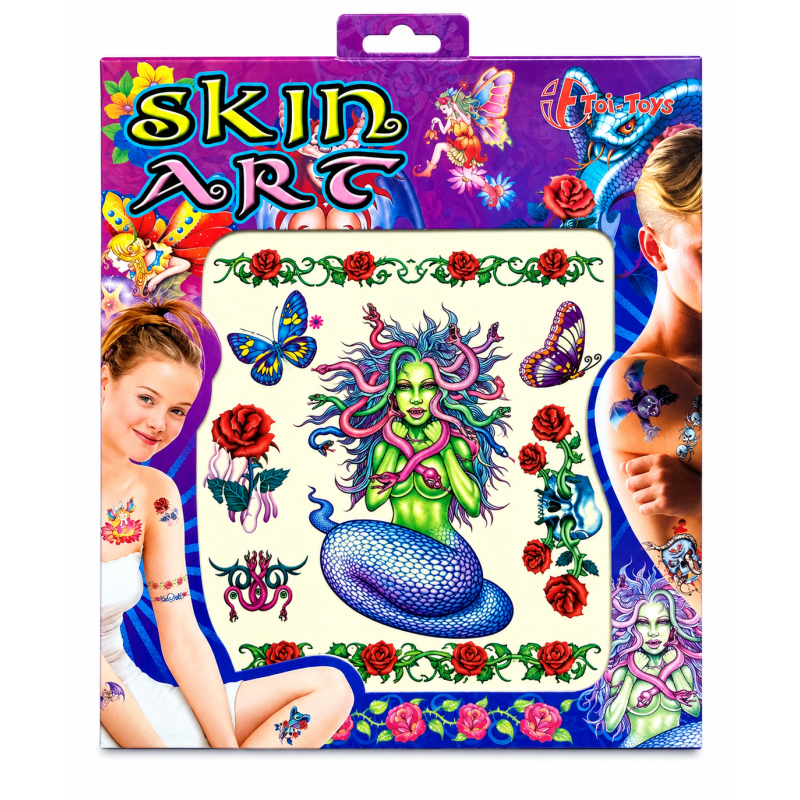 Skin Art Tattoos in 3 designs