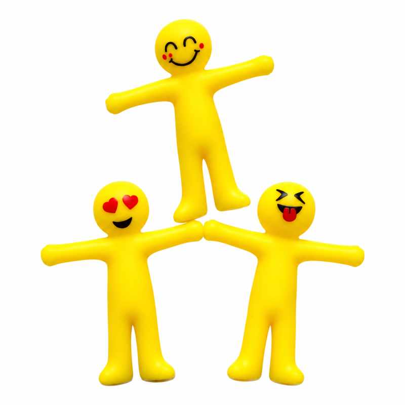 Trekpoppetjes 3 stuks 