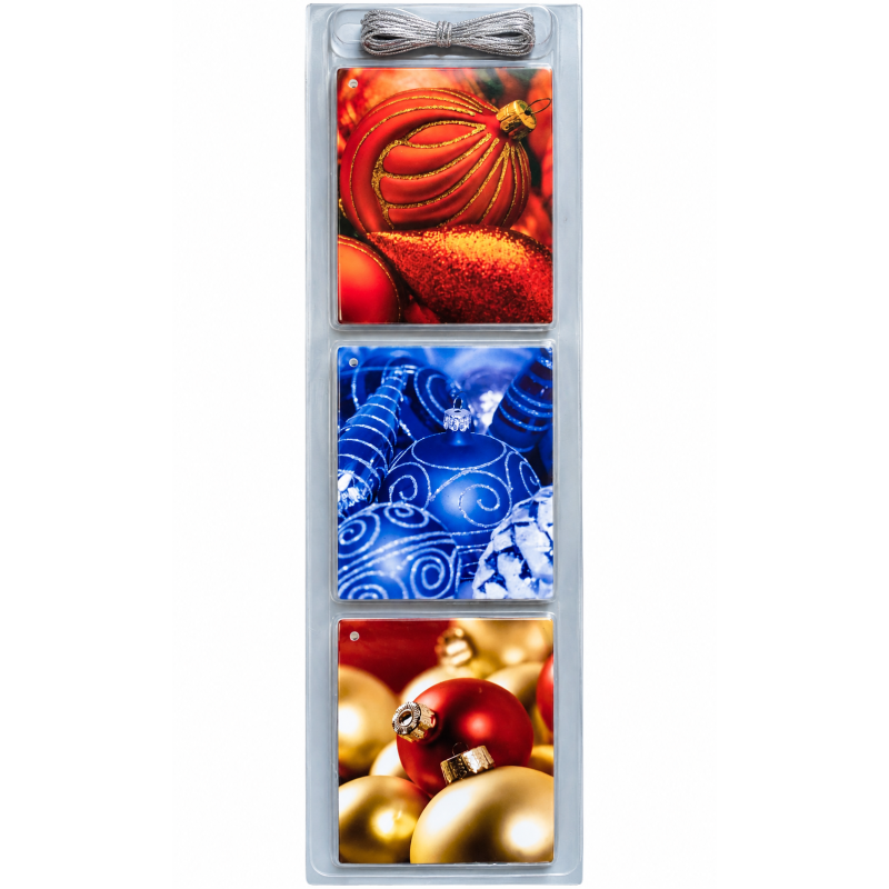 15 Luxe cadeaukaartjes Kerstballen