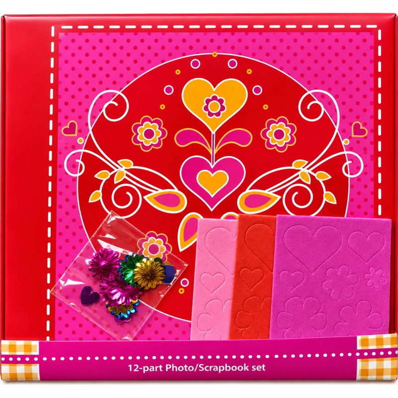 12 Delige Scrapbook set Liefde