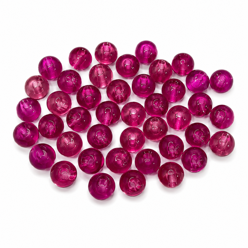 Piercing balletje kunststof Roze 5mm