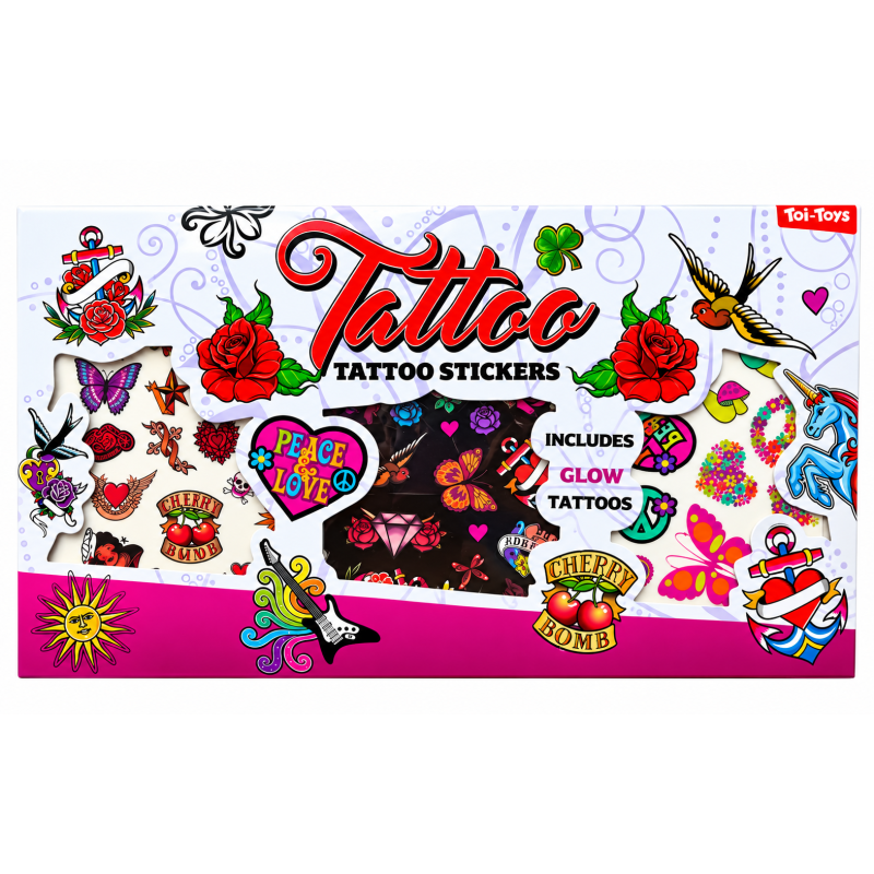 Toy-Toys Tattoo stickers Roze