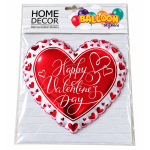 Folieballon Sticker Happy Valentine