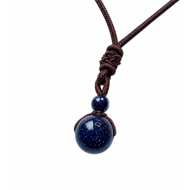 Ketting met Goudsteen bal