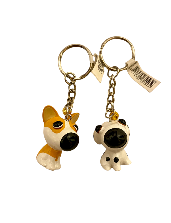 Sleutelhanger Silly Gifts Puppy Bruin of zwart