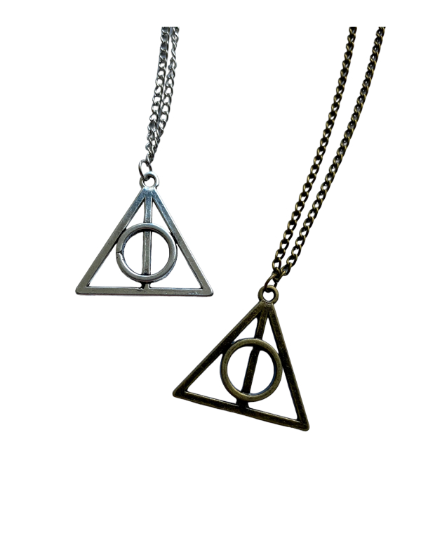 Harry Potter ketting Deathly Hallows in 2 kleuren