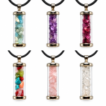 Ketting met edelsteentjes diverse steensoorten