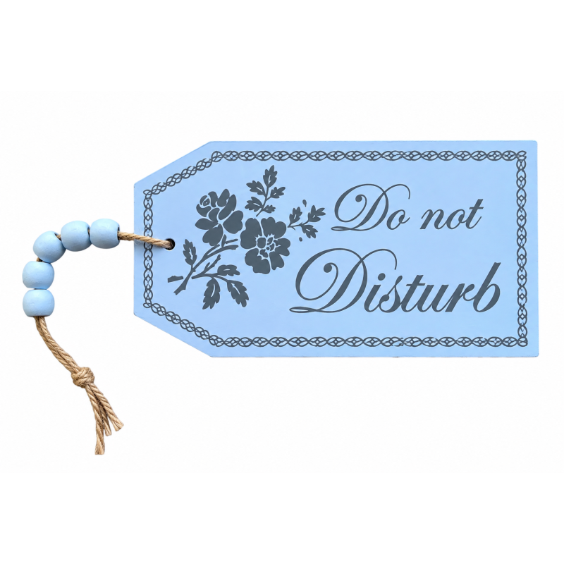 Tekst decoratie plankje Do not disturb