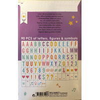 Lightbox letters, symbolen en figuren 90 stuks